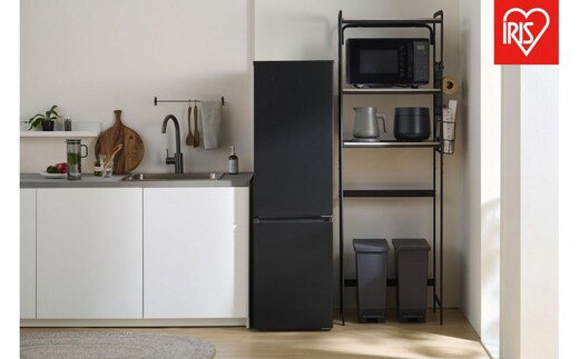 冷凍冷蔵庫 170L IRSD-17A-BH ナチュラルブラック