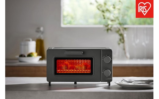 トースター オーブントースター 2枚焼き アイリスオーヤマ 家電 キッチン家電 電化製品 新生活 おしゃれ 一人暮らし かわいい 使いやすい EOT-201-H ウォームグレー