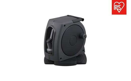 フルカバーホースリールＪＥＴ １０Ｍ FHJー10 ダークグレー/ブラック