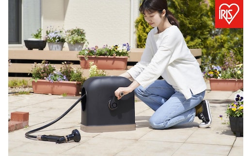 フルカバーホースリールＨＧ ２０Ｍ FHHG-20 ブラウン/ブラック