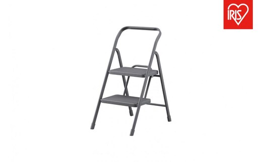 折りたたみステップ２段 OSU-2R ダークグレー