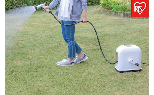 フルカバーホースリールＨＧ ３０Ｍ FHHG-30 ブラック/ホワイト