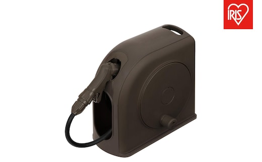 フルカバーホースリール スリムＨＧ １５Ｍ FSHG-15 ダークブラウン