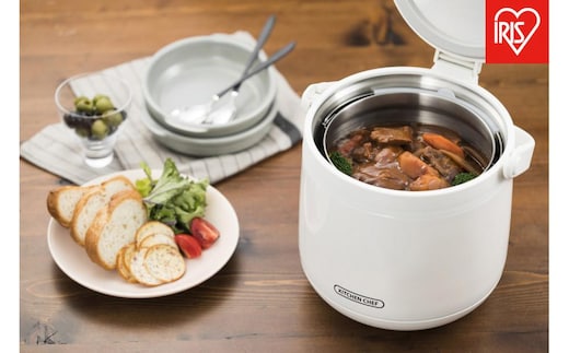 鍋 ダブル真空保温調理鍋 おまかせさん RWP-N45 ホワイト
