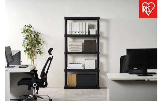 プラスチックラック5段 PLR-9145 ブラック