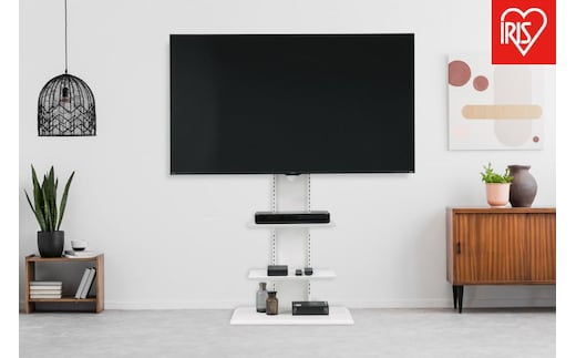 テレビ台 スタンドテレビ台 UTS-700R-OW オフホワイト