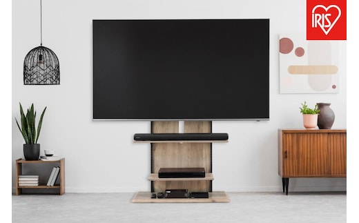 テレビ台 スタンドテレビ台 UTS-900R-LN ライトナチュラル