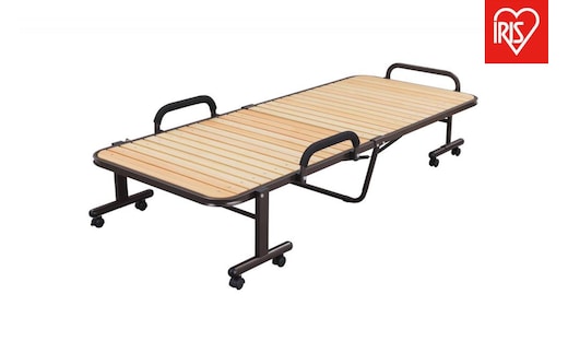 ベッド 折りたたみすのこベッド OTBSS-WH ナチュラルホワイト