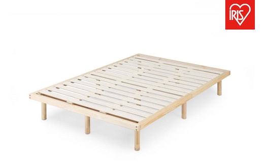 ベッド 高耐荷重すのこベッド HWB-D ナチュラル