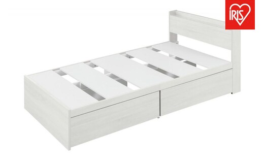 ベッド 収納ベッド宮付き DSBM-S オフホワイト