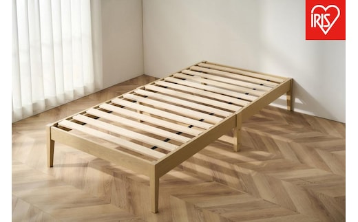 ベッド 組立簡単すのこベッド ヘッドレス ESB01-S ナチュラル