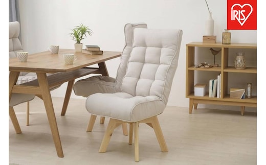 イス 回転ファブリックチェア FACN-K アイボリー