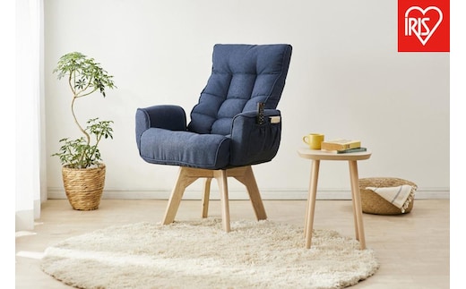 イス 回転ファブリックチェア FACN-KH ブルー