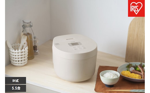 IHジャー炊飯器 5.5合 RC-ILA50-W ホワイト