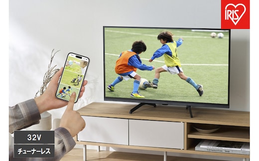 チューナーレスTV 32V型 LTL-32WG-F1 ブラック