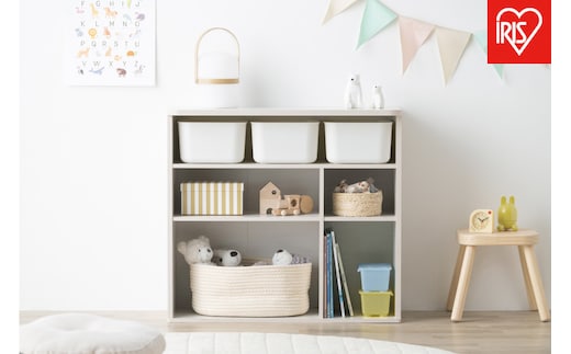 収納棚 ラウンドシェルフ RUSR-74S ホワイト