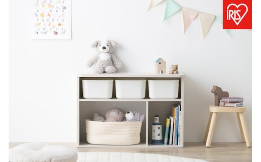 収納棚 ラウンドシェルフ RUSR-74L ホワイト