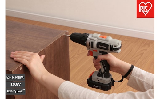 充電式ドライバドリル１０．８Ｖ JCD28TC サンドベージュ