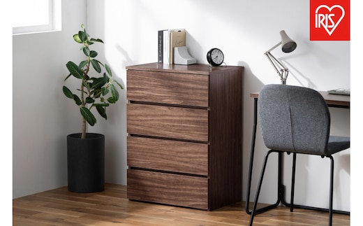 組立簡単ウッドチェスト KKWCｰ590 ウォールナット