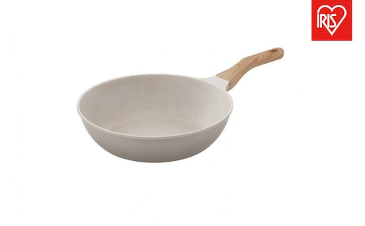 ナチュかるフライパン炒め鍋２８cm ＩＨ・ガス火対応 NTL-W28MO グレイッシュモカ