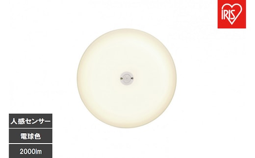 LED小型シーリングライト 人感センサー付 電球色 SCL20L-MS-U2