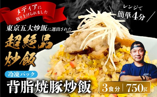 中華味一 背脂焼豚炒飯 3食パック（250g×3）