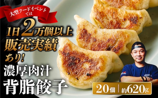 中華味一 濃厚肉汁 背脂餃子 20個（約620g）