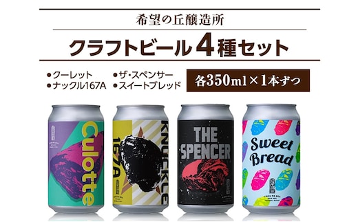 【特別寄附額】 クラフトビール 350ml 4種4本 詰め合わせ セット 利久 希望の丘醸造所 ビール 飲み比べ 地ビール 缶ビール お酒 酒 地酒 アルコール 飲み比べセット ギフト プレゼント 贈答 贈答品 贈答用 贈り物 冷蔵 冷蔵配送 宮城 宮城県 岩沼市