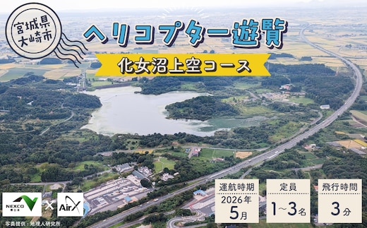 《NEXCO東日本×AirX》化女沼上空コース