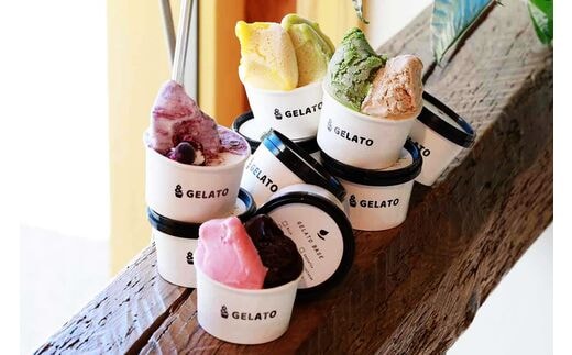 《＆とみやジェラート》 ジェラート セレクトボックス (6個セット) [0084]