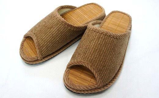 Ｄ型セノーテモールスリッパ ブラウン ＜紳士用Ｌサイズ（約27.5cmまで）＞ 【04301-0362】