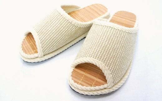 Ｄ型セノーテモールスリッパ ベージュ ＜紳士用Lサイズ（約27.5cmまで）＞ 【04301-0363】