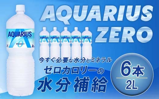 アクエリアスZERO 2L PET×6本 【04301-0531】