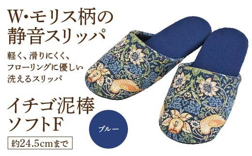 いちご泥棒ソフトF（約24.5cmまで） ブルー 【04301-0590-4】