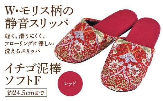 いちご泥棒ソフトF（約24.5cmまで） レッド 【04301-0590-5】