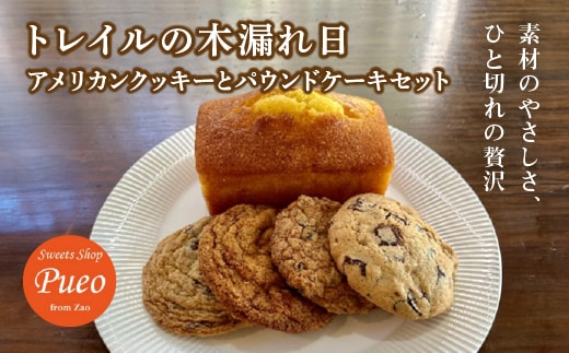 トレイルの木漏れ日 ～アメリカンクッキーとパウンドケーキセット～ 【04301-0950】