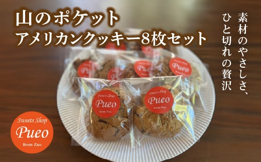 山のポケット～アメリカンクッキー8枚セット～ 【04301-0951】