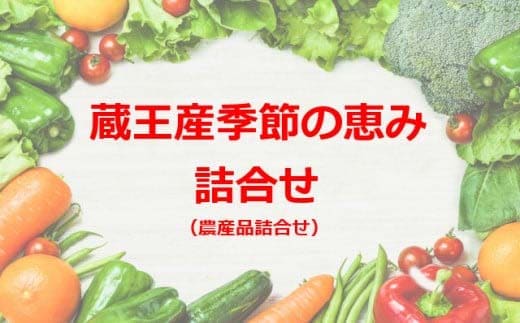 蔵王産 季節の恵み詰合せセット 【04301-0021】