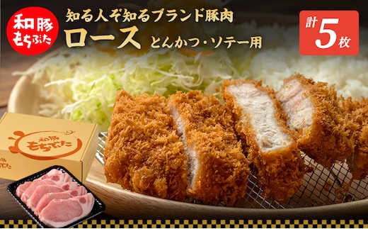 もちぶた ロース 150g × 5枚 ソテー とんかつ 和豚 もち豚 豚肉 ポーク お肉 肉 豚 ぶた ブタ 豚ロース 精肉 アウトドア キャンプ バーベキュー 冷蔵 宮城 スペシャルキャンペーン 10,000円台おすすめ返礼品 