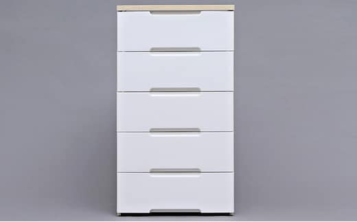 ウッドトップチェスト HG-555 チェスト プラスチック 北欧 完成品 リビング 収納 木製 タンス 箪笥 4段 アイリスオーヤマ ホワイト/ペアー 家具 