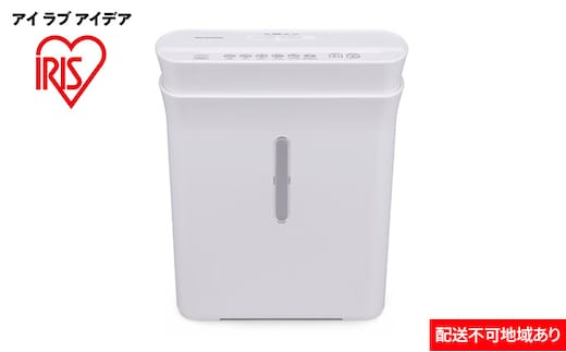 パーソナルシュレッダー マイクロクロスカット PS-A4M-W ホワイト アイリスオーヤマ オフィス機器 テレワーク 家庭用 コピー用紙 個人情報 オフィス使用 セキュリティ 