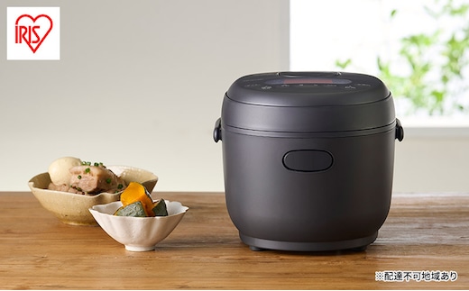 炊飯器 3合 アイリスオーヤマ ジャー RC-MDA30-B ブラック マイコン 炊飯ジャー 銘柄炊き 炊き分け エコ 節電 