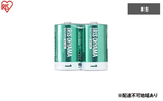 乾電池 BIGCAPA basic plus アルカリ乾電池 単1形2本パック LR20Bbp/2S 乾電池 単1 2本パック 10年 防災 非常用 防災用品