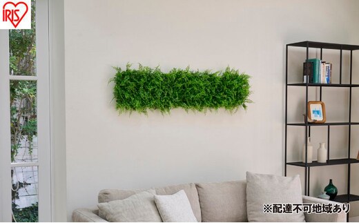 ＤＥＣＯ ＧＲＥＥＮ ウォールパネル WG-50A アジアンタム 3個セット フェイクグリーン 壁掛け アイリスオーヤマ ウォールグリーン 25×25cm 正方形 インテリア おしゃれ 壁面緑化パネル 人工観葉植物