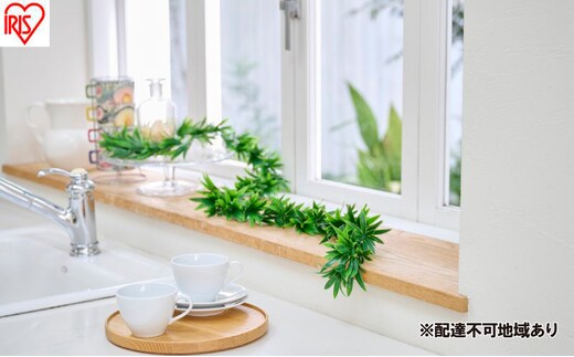 ＤＥＣＯ ＧＲＥＥＮ ガーランド GG-170L ラベンダー 3個セット フェイクグリーン ガーランド インテリア アイリスオーヤマ おしゃれ 配線 目隠し 人工観葉植物 ウォールグリーン 壁掛け