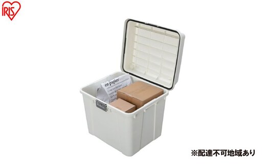 宅配ボックス５４０ TBP-540 ホワイト アイリスオーヤマ 宅配 69L ポスト 個人宅 宅配BOX 置き配 郵便受け 配達ボックス 宅配便 簡易宅配ボックス 屋外 玄関 郵便 荷物 不在 再配達 鍵付き 南京錠 ワイヤー付き