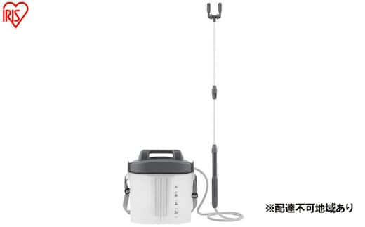 電池式噴霧器 ツインノズルIR-4W ダークグレー 噴霧器 4L 電池式 散布 アイリスオーヤマ 噴霧機 タンク ノズル 除草 園芸 消毒 除草剤 庭 電池 噴霧 噴射 薬剤 薬品 撒き 電動 家庭用 肩掛け 背負式 液肥撒き 除草剤散布 液肥散布 液肥 雑草防止