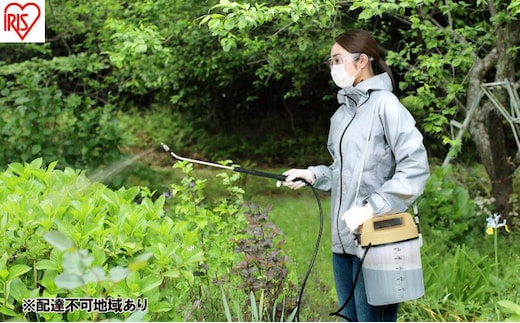電池式噴霧器 ツインノズルIR-4W サンドイエロー 噴霧器 電動 除草剤アイリスオーヤマ 電池式噴霧器 5L 電池式 消毒 噴霧機 電池式 電動噴霧器 除草剤用 噴霧器電動 噴霧 噴射 除草剤用噴霧器 園芸用噴霧器 薬剤 薬品撒き 除草剤散布 除草剤