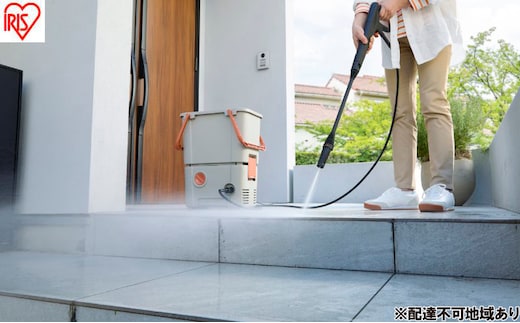 タンク式高圧洗浄機 SBT-751 サンドベージュ 高圧洗浄機 コンパクト 家庭用 タンク式 洗車 アイリスオーヤマ 10MPa アタッチメント付き 節水 掃除 ガン ベランダ 温水 洗剤対応 黄砂 花粉 外壁 ランス ホース ノズル