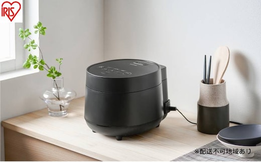 ジャー炊飯器 3合 RC-MGB30-B ブラック 炊飯器 3合 一人暮らし用 3合炊き アイリスオーヤマ マイコン おしゃれ 銘柄炊き 50種 自動調理 30種 低温 ヘルシーメニュー 早炊き 低糖質 食物繊維 冷凍ごはん 炊飯ジャー